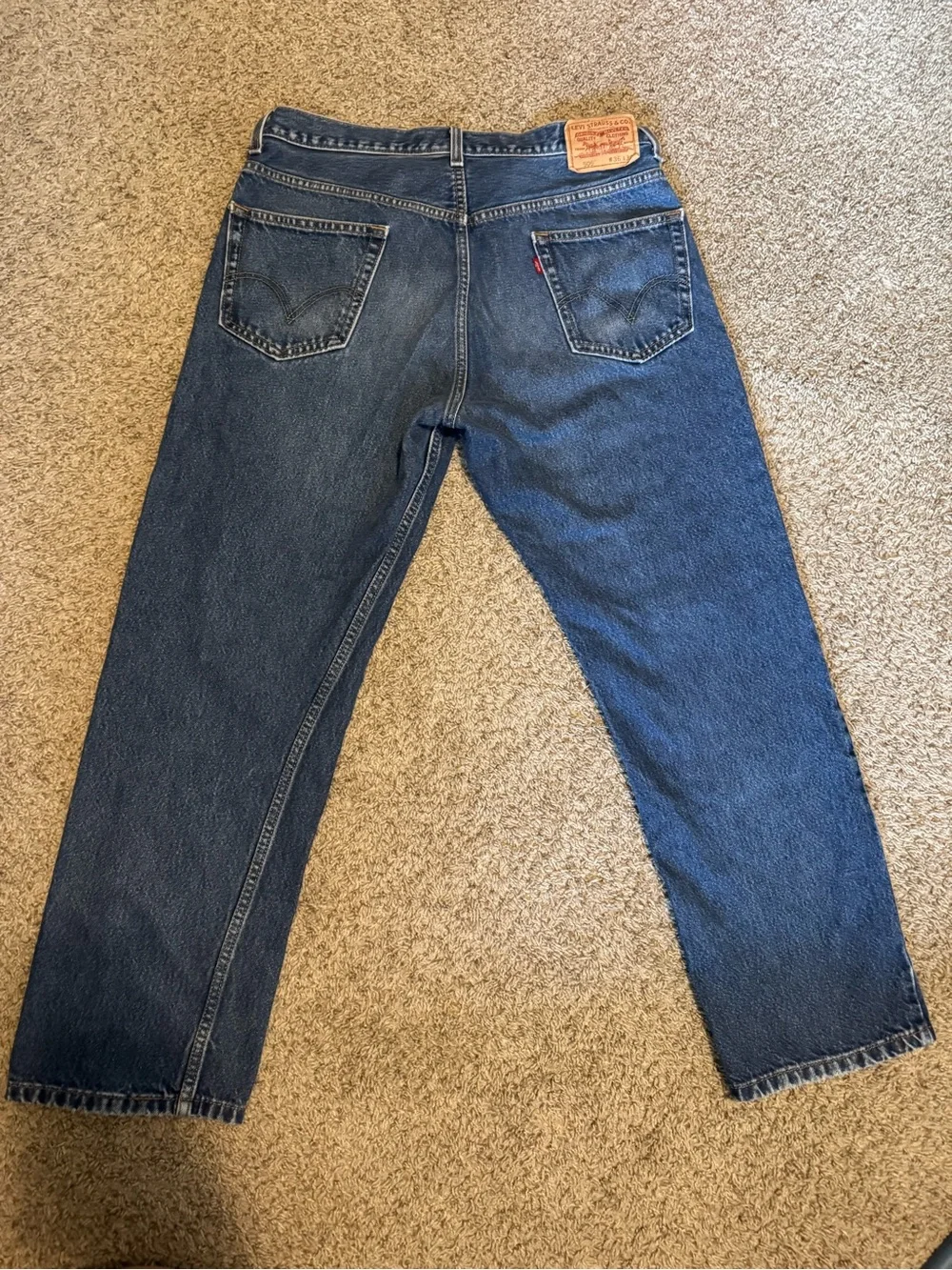 Levi’s 505 Men’s Regular Fit Jeans W36 L30 Made in Lesotho Y2K 2000s Denim